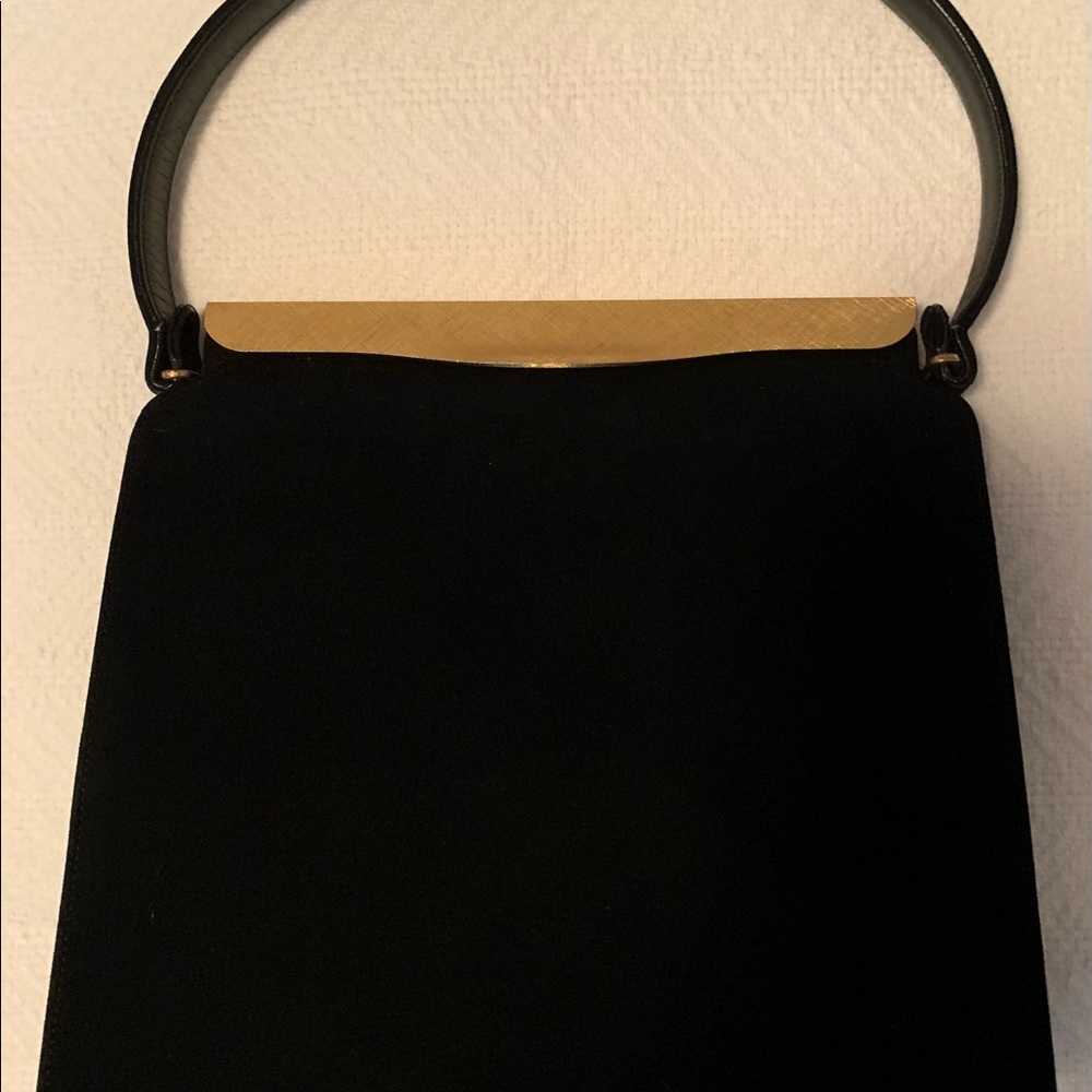 Coblentz vintage black suede purse